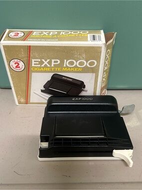 Vintage EXP 1000 Cigarette Maker Machine Injection Roller With Original Box